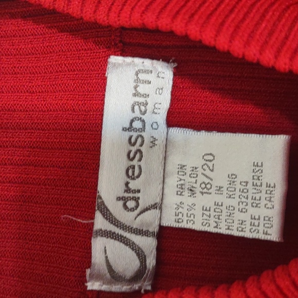 SLIGHTLY USED DRESSBARN WOMAN SLEEVELESS SHIRT SIZE 18/20 - Picture 5 of 6